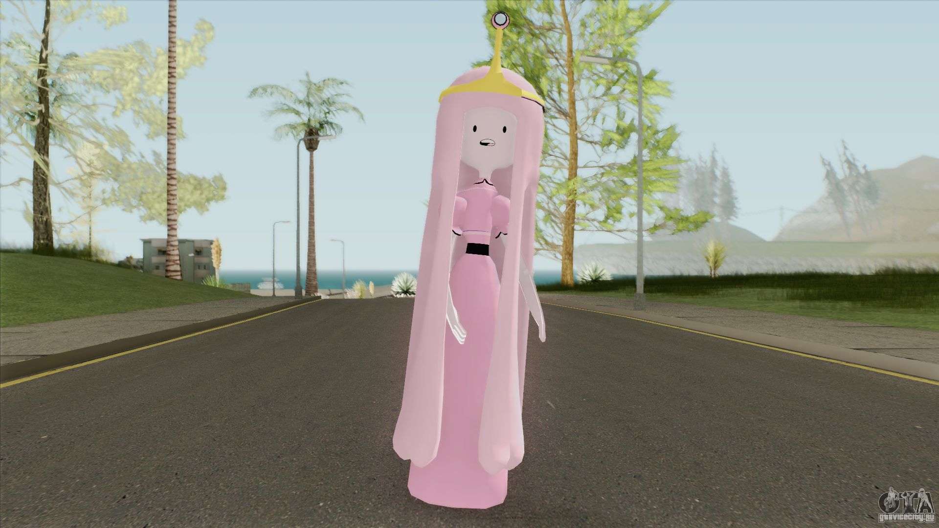 Модификация Princess Bubblegum (Adventure Time) для GTA San Andreas. 