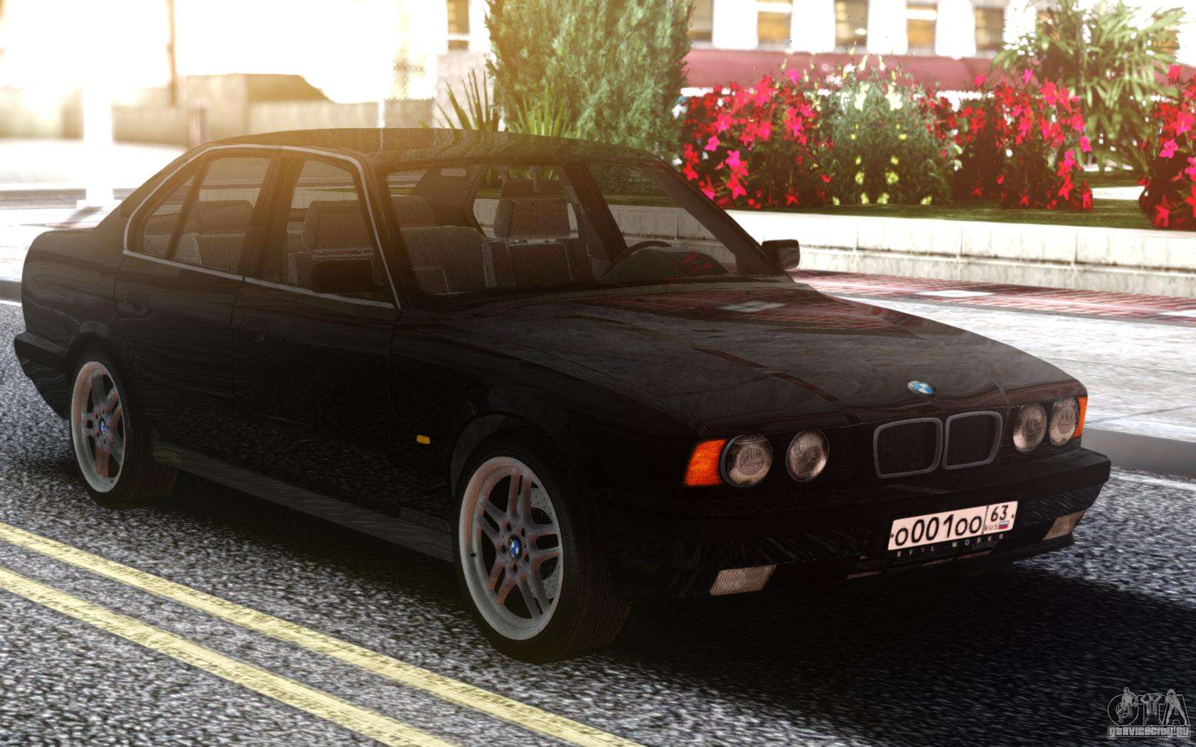 BMW E34 525 Classic Black Edition для GTA San Andreas