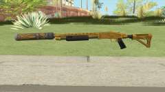 Shrewsbury Pump Shotgun (Luxury Finish) GTA V V6 для GTA San Andreas