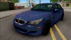 BMW M5 E60 2009 Blue для GTA San Andreas