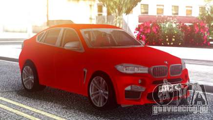 BMW X6M Original Red для GTA San Andreas