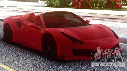 Ferrari 488 Pista Spider 2019 Roadster для GTA San Andreas