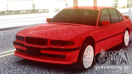 BMW 750IL Red для GTA San Andreas