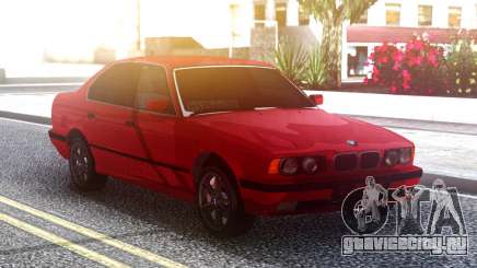 BMW 525i E34 Original Red для GTA San Andreas