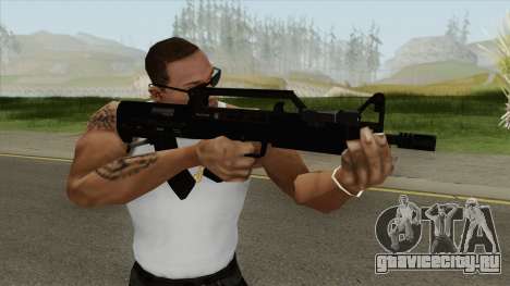 Bullpup Rifle (With Flashlight V1) GTA V для GTA San Andreas
