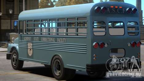 Vapid Prison Bus (Improved) V1.1 для GTA 4