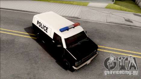 Declasse Burrito Police Van для GTA San Andreas