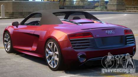 Audi R8 Spyder V2.2 для GTA 4