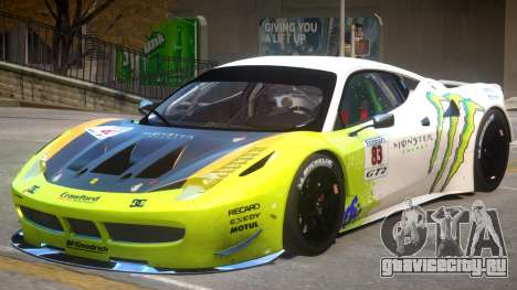 Ferrari 458 GT2 PJ1 для GTA 4