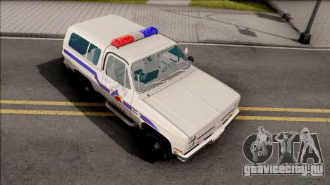 Chevrolet Blazer 1985 Hometown Police для GTA San Andreas