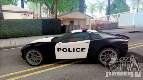 Invetero Coquette Police для GTA San Andreas
