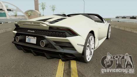 Lamborghini Huracan Evo Spyder 2020 для GTA San Andreas