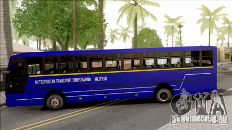 Metropolitan Trans Wilofield Blue Bus для GTA San Andreas