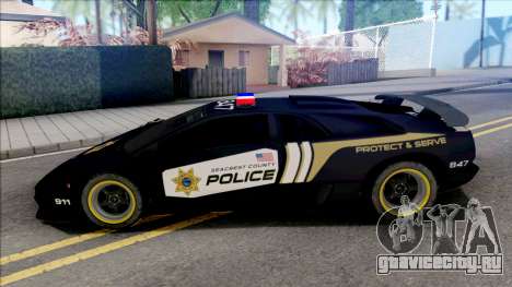 Lamborghini Diablo SV Police NFS Hot Pursuit для GTA San Andreas