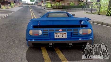 Bugatti EB110 SS (US-Spec) 1992 HQLM для GTA San Andreas
