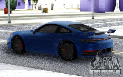 Porsche 911 Carrera S 2019 для GTA San Andreas
