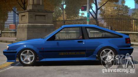 Futo Hatchback V2 для GTA 4