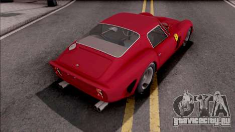 Ferrari 250 GTO 1962 для GTA San Andreas