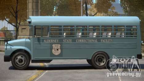 Vapid Prison Bus (Improved) V1.1 для GTA 4