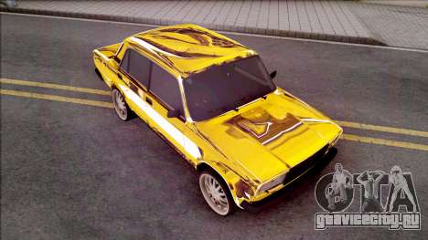 ВАЗ-2107 Gold Chrome Baku для GTA San Andreas