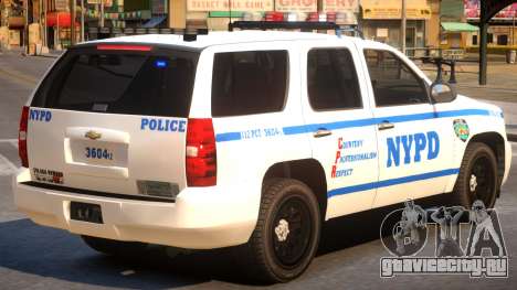 NYPD Chevrolet Tahoe для GTA 4