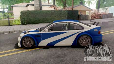 BMW M3 GTR NFS Most Wanted для GTA San Andreas