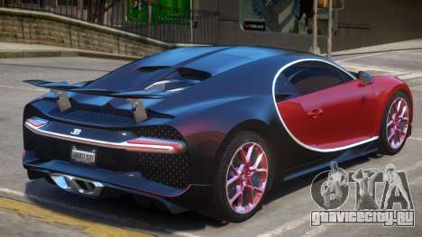 2017 Bugatti Chiron wheel red для GTA 4