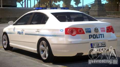 Volkswagen Passat Police для GTA 4