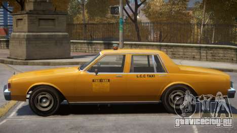 Chevrolet Caprice Taxicar для GTA 4