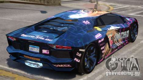 Lamborghini Aventador Liv1 для GTA 4