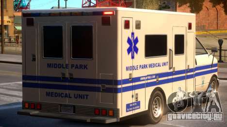 Ambulance Middle Park Medical Unit для GTA 4