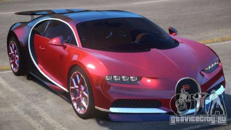 2017 Bugatti Chiron wheel red для GTA 4