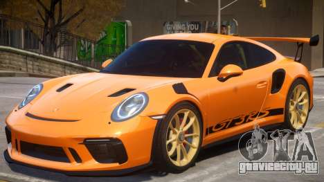 2018 Porsche 911 GT3 RS wheel gold для GTA 4