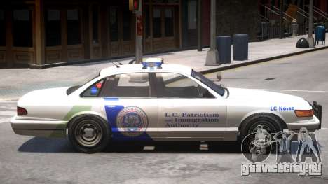Police Vapid Stanier V2 для GTA 4