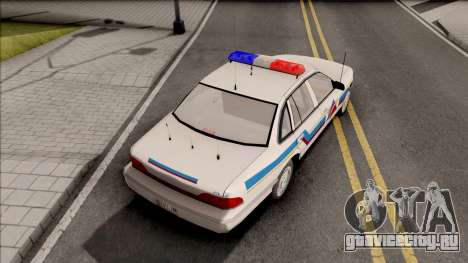 Ford Crown Victoria 1993 Hometown Police для GTA San Andreas