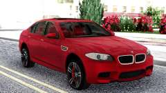 BMW M5 F10 Red Sedan для GTA San Andreas