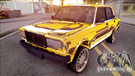 ВАЗ-2107 Gold Chrome Baku для GTA San Andreas