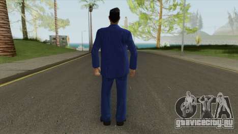 Black Male Young (Blue Suit With Tie) для GTA San Andreas