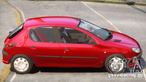 Peugeot 206 V2 для GTA 4