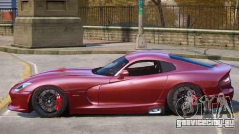Dodge Viper GTS V1 для GTA 4