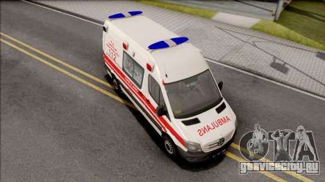 Mercedes-Benz Sprinter 2017 Turkish Ambulance для GTA San Andreas