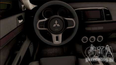 Mitsubishi Lancer Evolution 10 Yandex Taxi для GTA San Andreas