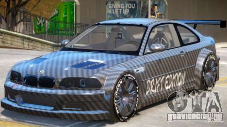 BMW M3 GTR Drift PJ1 для GTA 4