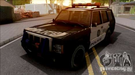 Todoterreno De La Policia для GTA San Andreas