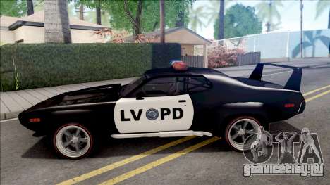 Plymouth GTX 1972 Custom Police LVPD для GTA San Andreas
