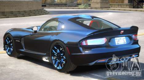 Dodge Viper SRT TA для GTA 4