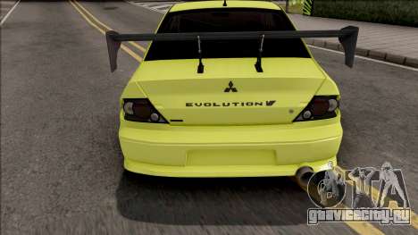 Mitsubishi Lancer Evolution VII 2002 2F2F для GTA San Andreas