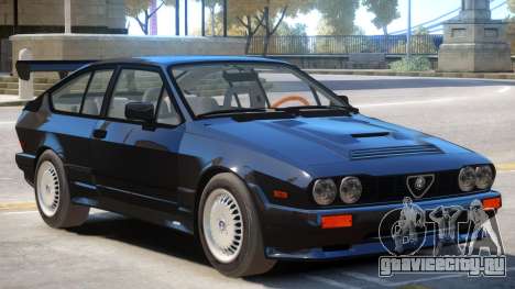 1986 Alfa Romeo GTV6 для GTA 4