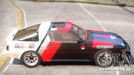 1986 Mitsubishi Starion PJ1 для GTA 4