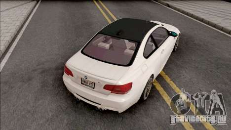 BMW M3 E92 2008 для GTA San Andreas